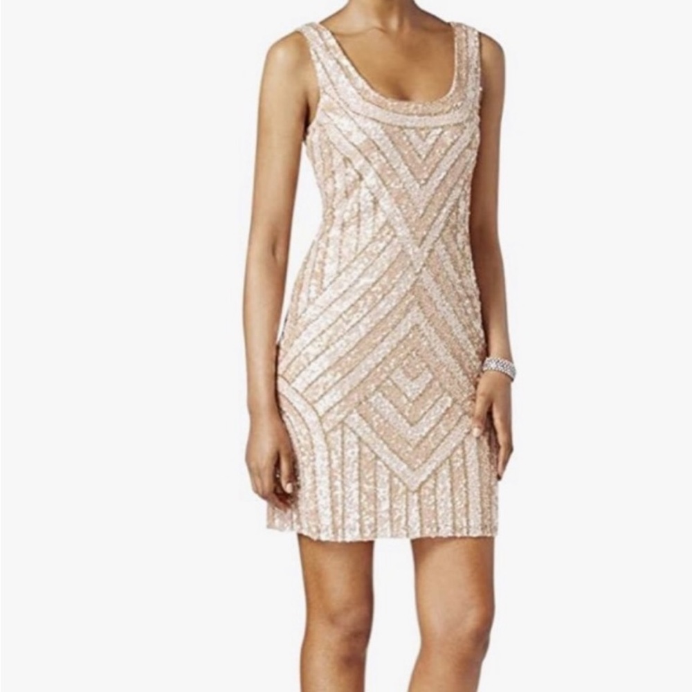 Engagement Adrianna Papell Prom cocktail dress evening Wedding party gown